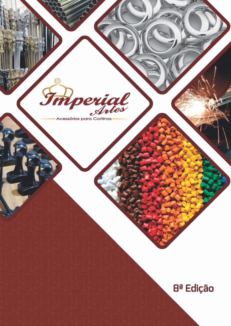 Capa do catálogo Imperial Artes, 8ª edição
