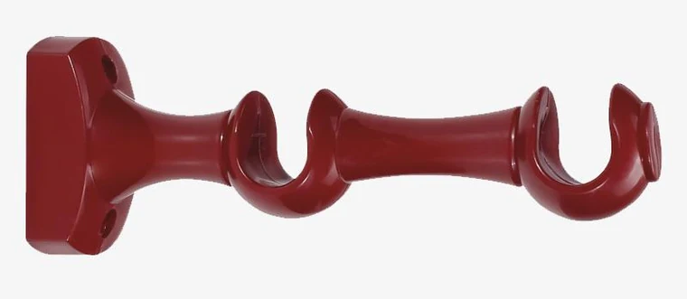 Suporte Duplo Imperial 19/19mm no acabamento Mogno