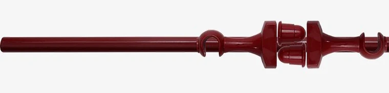 Kit Simples Imperial Madeira 19mm no acabamento Mogno
