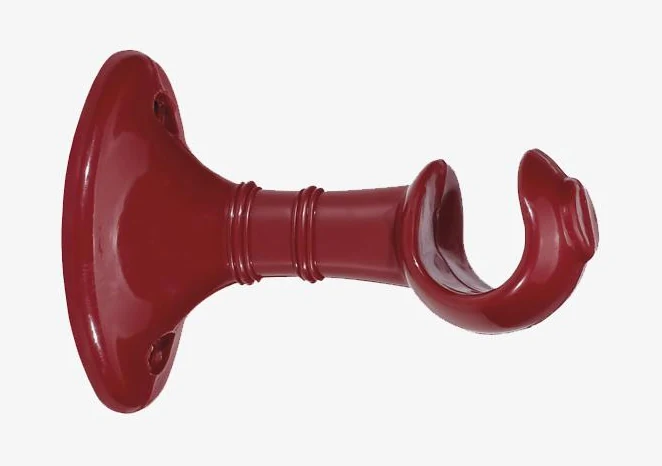 Suporte Simples Milan 19mm no acabamento Mogno