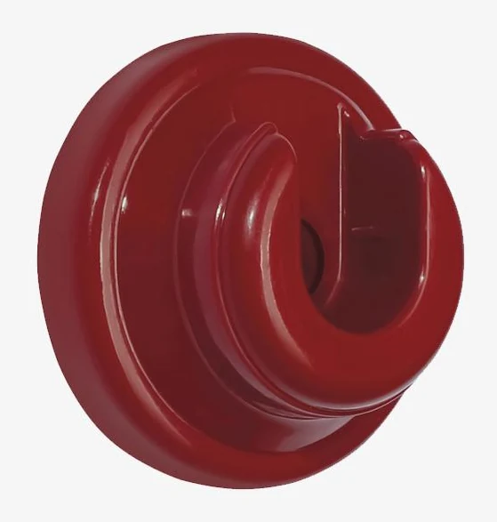 Suporte Roseta 19mm no acabamento Mogno